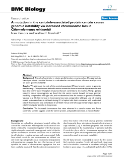 BMC Biology - BioMedSearch