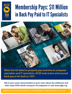 IT Specialist flyer