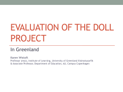 evaluation of the doll project