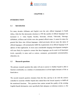 For many decades Afrikaans and English were the only official