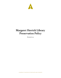 Margaret Herrick Library Margaret Herrick Library
