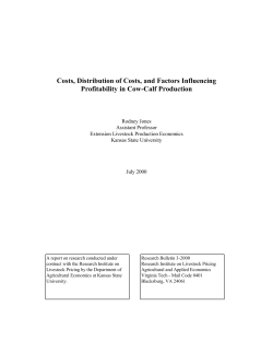 Costs, Distribution of Costs, and Factors Influencing