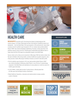health care - Mississippi Development Authority