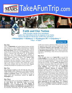 Faith and Our Nation