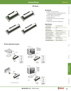BX Series Breakout Modules