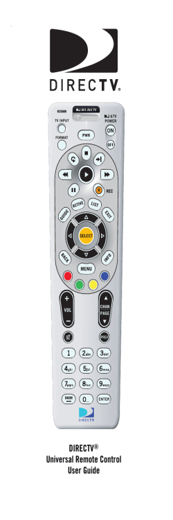 DirecTV RC65RB Remote Control