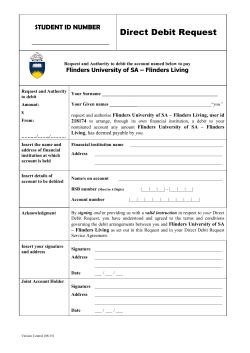 Direct Debit Form (PDF 103KB)