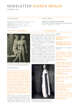 NEWSLETTER KICKEN BERLIN