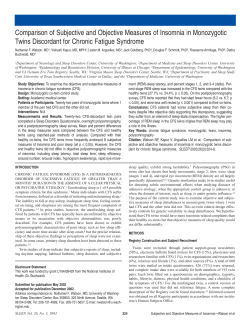 Comparison of Subjective and Objective Measures of