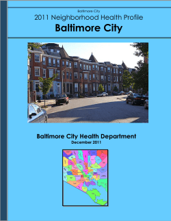 Baltimore City Health Department