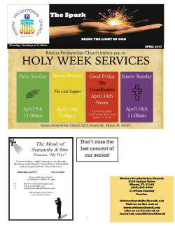 Read - Riviera Presbyterian Church