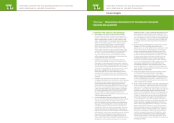 TEL Tools - National Forum for the Enhancement of Teaching and