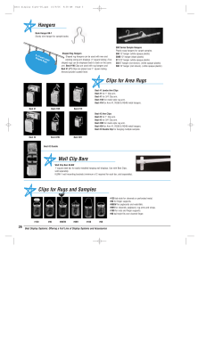Hangers Clips for Area Rugs Clips for Rugs and Samples Wall Clip