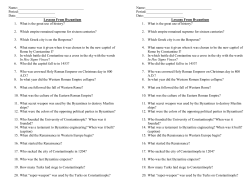 Lessons From Byzantium - morganhighhistoryacademy.org