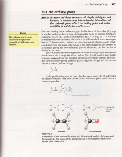 II.2 The corbonyl group t:o: