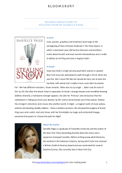 reading group guide to stealing snow by danielle paige