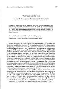 On Mazurkiewicz sets