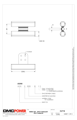 Product Cut Sheet