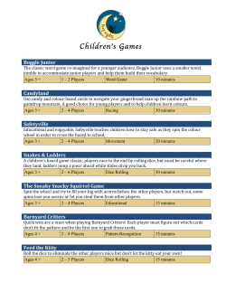 Children`s Games - Lazy Daisy`s Cafe