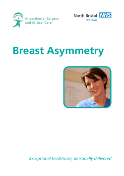 Breast Asymmetry - North Bristol NHS Trust