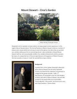 Mount Stewart garden History