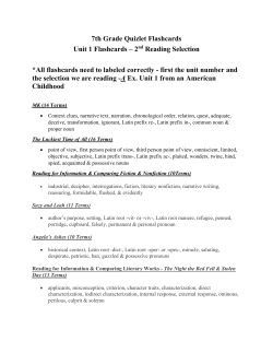 7th Grade Quizlet Flashcards Unit 1 Flashcards &ndash; 2nd Reading