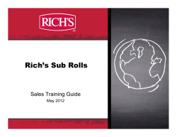 Rich`s Sub Rolls