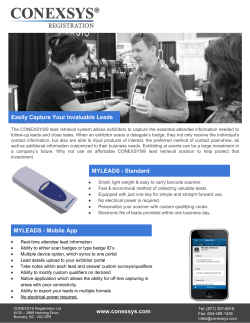 Easily Capture Your Invaluable Leads MYLEADS