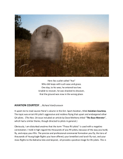 Here lies a pilot called "Ace" Who did loops with such ease and