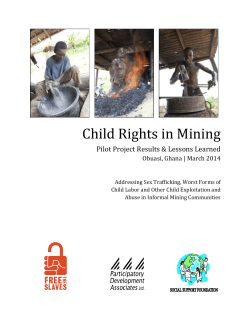 Child Rights in Mining