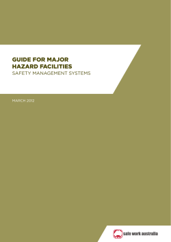 guide for major hazard facilities