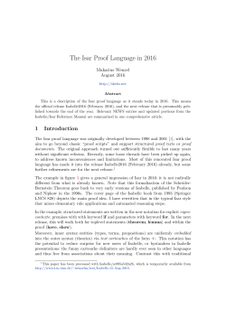 paper - "Makarius" Wenzel