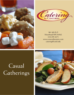 Casual Gatherings - Concordia College