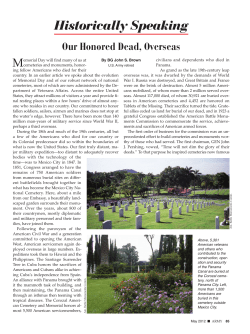 Historically Speaking - Association of the United States Army