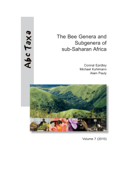 The Bees of sub-Saharan Africa