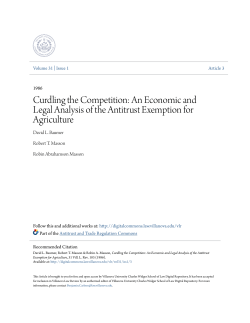 Curdling the Competition: An Economic and