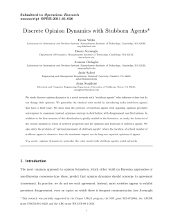 Discrete Opinion Dynamics with Stubborn Agents