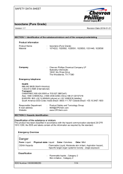 Isooctane (Pure Grade) - Chevron Phillips Chemical