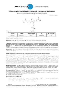 Technical Information - BIOLOG Life Science Institute