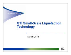 GTI Small-Scale Liquefaction Technology