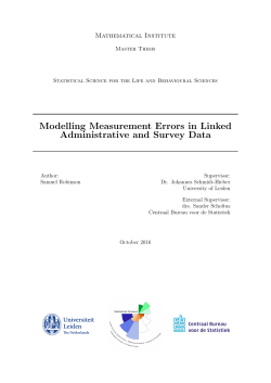 Modelling Measurement Errors in Linked Administrative and Survey