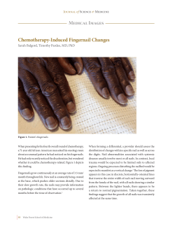 Chemotherapy-Induced Fingernail Changes Medical Images