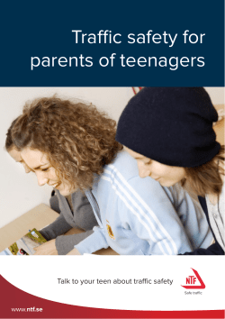 Traffic safety for parents of teenagers