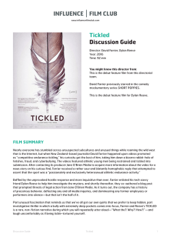 Tickled Discussion Guide