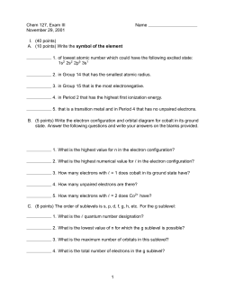 Exam III - Central Web Server 2