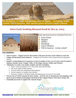 undiscovered egypt - Ancient Egypt Alive