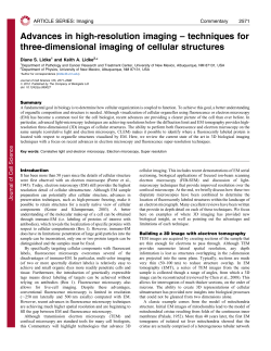 Advances in high-resolution imaging &ndash; techniques for three
