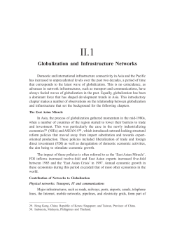 Globalization and Infrastructure Networks