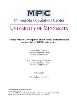 Development of new family interrelationship variables for US IPUMS