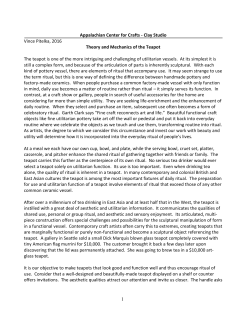 Theory and Mechanics of Teapots